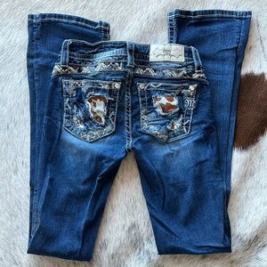 Miss me jeans size 25, bootcut